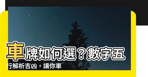 車牌測吉凶|車牌選號工具｜附：車牌吉凶、數字五行命理分析 – 免 